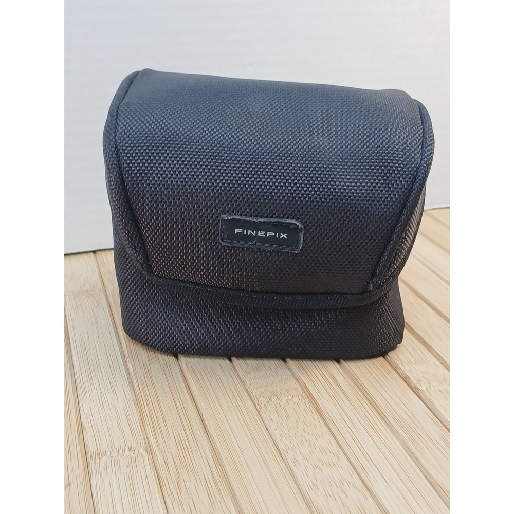 Fujifilm FinePix Camera Bag Black Nylon Case with Belt Loop and Mesh Pocket